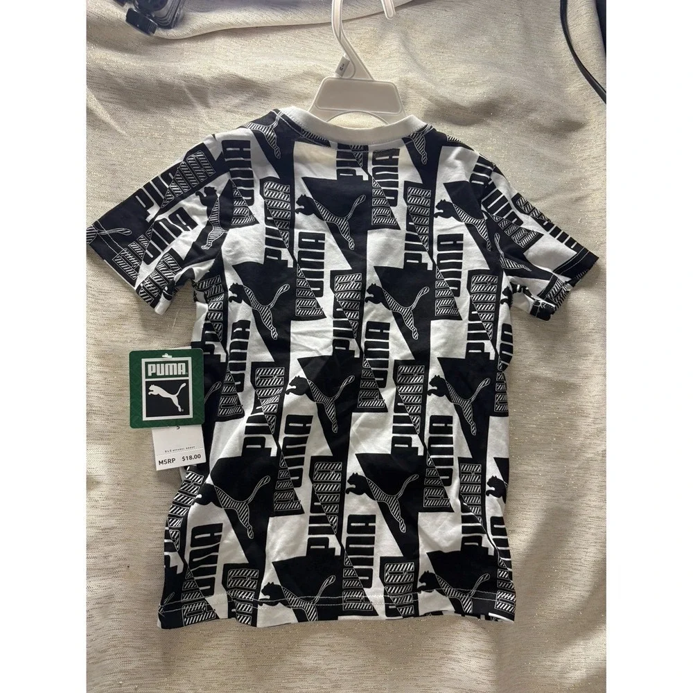 Puma black white
